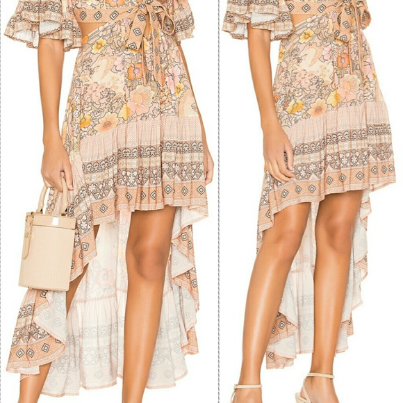 New spell revolve amethyst bambi maxi blush gown L - Picture 5 of 8